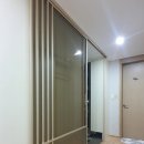 지에스(GS)25 백천삼도점 | ​[경산 현관중문] 경산 삼도뷰엔빌W 아파트, 샴페인골드 원슬라이딩 현관중문 시공 후기