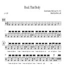 Black Eyed Peas - Rock That Body(락댓바디) 드럼 악보 (카운트 음원) 이미지