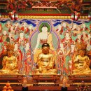 천축사 목조석가삼존불 이미지