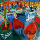 의상디자인 야간 이미지