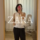 ZARA 링클 효과 크롭 블라우스 슬리브리스 내돈내산 후기 : 하객룩/오피스룩 가능