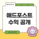 애드펄 | 6개월 차 초보 블로거 애드포스트 수익 공개