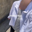 아틀리에나인 블루종 실루엣 나일론 점퍼 내돈내산 후기