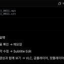 SRT파일 연결 이미지