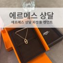 파랑돌 | 에르메스 샹달 파랑돌 펜던트 목걸이 스몰 로즈골드 가격, 구매후기
