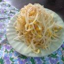 하얀 콩나물무침 레시피 참치액 콩나물무침 요리 이미지