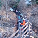 양삼마을 뒤뜰 | [名山 130] 민주지산 (岷周之山,1241m) 겨울: 능선에서 조망이 시원한 곳 (2018.12.15)
