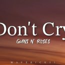 Don&#39;t Cry-Guns N&#39;Roses 이미지