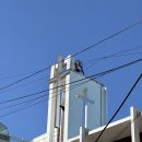 대구광역시사랑교회 앞 | 10월 대구 여행 1박 2일 둘째날 ③ - 서문시장과 수영장찾기, 수성못과 앞산케이블카, 그리고 심플책방