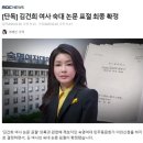 김건희 석사학위 나가리 이미지