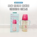 해피데이 | 예쁜 디자인에 새지 않는 모윰 원터치 빨대컵 해피데이 에디션 실사용 후기