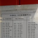 점촌 홈플러스에서 가은가는 시내버스 시간표 이미지