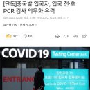 중국발 입국자, 입국 전·후 PCR 검사 의무화 유력 이미지