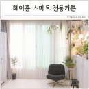 커튼블라인드몰 | 헤이홈 스마트 전동커튼 SET 자동 블라인드 천장 자동커튼레일 설치