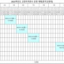 2023 초중등 교장자격연수 운영 일정표[한국교원대] 이미지