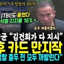 JTBC도 윤석열 지지율 16%.. 결국나왔다 &#34;김건희가 다 지시&#34; 명태균, 최후 카드 만지작 &#34;용산, 해법 안주면 모두 까발리겠다&#34; 이미지