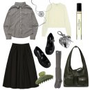 THE RED'S PC방 | 봄에 입기 좋은 체형별 스커트 코디, 스커트 5일 코디/카리나, 윈터 스타일