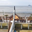 노을그려진바다풍경 이미지