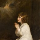 말씀을 듣는 어린 사무엘, 조슈아 레이놀즈 Joshua Reynolds (1723-1792) 이미지