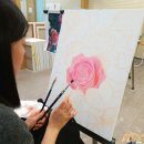 재미있는 이야기 속 내 마음 그리기 | 강남 힐링화실 추천 | 육퇴후 그림그리기 좋은 곳, 초보도 가능한 재미있는 장미 유화 배우기