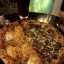 피자브라운 | 송리단길 맛집 피자네버슬립스 솔직 후기 하프앤하프(콘브라운&amp;비프네버슬립스)