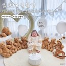 리온마켓 | 곰돌이컨셉 아기 50일 셀프촬영 리온마켓 소품 대여