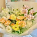 주정차단속-133 | 133) 파주 운정 꽃집 오늘도 꽃 : 깔끔하고 사랑스러운 느낌의 여자친구 꽃다발 / 동패동 꽃집 추천