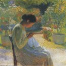 salon de NY | Henri Martin(앙리 마르탱)-French-1/자화상, 인물화