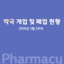 검로푸 한들약국 | 약국 개업 및 폐업 현황 (2026년 3월 3주차)