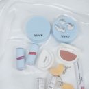 스킨 메쉬 매트 쿠션 (13호, 19호), 로 글로우 젤 틴트(칠링로즈, 칠링모브), 하프 문 치크 (돌체, 버블)