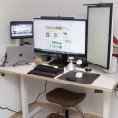 알파 PC | &#39;데스크테리어 필수템&#39; 데스커 모션데스크 알파 높낮이 책상 후기