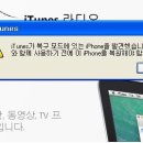 아이폰 ios업그레이드중 오류떠서 먹통됬는디 아이튠즈연결하니까 복구모드중이라뜨는디 어케? 이미지