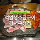 통통생소금구이 | 강서구청맛집 석암생소금구이 강서구청점 | 돌판구이 모둠고기 찐후기