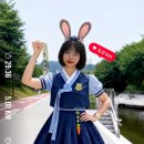 양재시민의숲역 1번출구 | [디즈니 버추얼런] 주토피아 5km 후기 + 한여름 러닝코스 추천 | 주디 한복 인증샷
