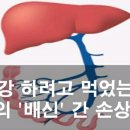 건강하려고 먹었는데,간 손상 악화 이미지