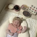 뽁떡방 | [육아일기] 감자 100일 기념 사진 촬영 ! 셀프 스튜디오 '블루움'🐻 / 100일 떡 '뽁떡방'