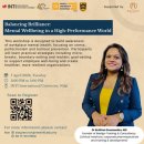 FREE Interactive Workshop on Mental WellBeing! 7 April 2026 이미지