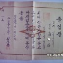 졸업장(卒業狀) 서울 강북구(江北區) 소재 수송중학교(壽松中學校) 졸업장 (1961년) 이미지