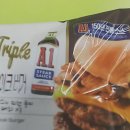 LOTTE COFFEE 칸타타 America 🇺🇸 아메리칸 A1 소스 스테이크 트리플 버거 아메리칸 스타일 맥앤치즈점보 핫도그 이미지