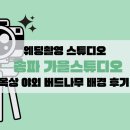 송파 가을스튜디오 비토탈 웨딩촬영 옥상 야외 버드나무 배경 후기