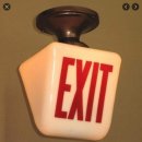 exit (엑시트, 출구, (나가고) 없었다) 어원 이미지