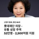 리안상무프리미엄명품관점 | 롯데 여성 기업가 신영자 향년 85세 별세 (롯데재단 의장·롯데 유통 성장 주역, 52만명 2500억원 지원)