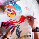 그림초보 누구나 숫자 키트 번호로 명화 그리기 피포페인팅 쇼츠 와 큐레이션 이미지