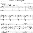 [성가악보] A Harvest of Thanksgiving / Lord of the Harvest [Stacey Nordmeyer] 이미지