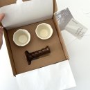 꽃담은소 | 집들이 선물 예쁜 소주잔 : 인테리어 소품 홈글림 소꽃 오브제 잔