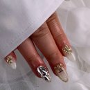 문네일 | 화려한 풀연장아트 잘하는 상무지구네일샵 문네일 후기