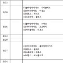 대경리그 2024시즌 전반기 일정 이미지