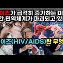 에이즈가 급격히 증가하는 미래, 인간 면역체계가 파괴되고 있다! - 에이즈(HIV/AIDS)란 무엇? 이미지