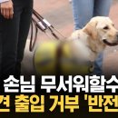 시각 장애인, 안내견과 매장 방문했다가 &#39;출입 거부&#39; / KNN 이미지