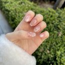 청담동 미청담 웨딩 네일 후기, 진주 포인트 자석네일로 특별하게